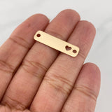 Herraje Placa Corazon 0.7 g / 2.6 cm Oro Amarillo 18K