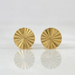 Topos Circulo Plano Diamantado 0.55g / 6.25mm Oro Amarillo 18K