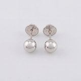 Topos Bola 0.7gr / 6mm Lisa Oro Blanco 18K