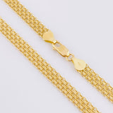 Cadena China 23.9g / 60cm / 6.25mm Oro Amarillo 18K