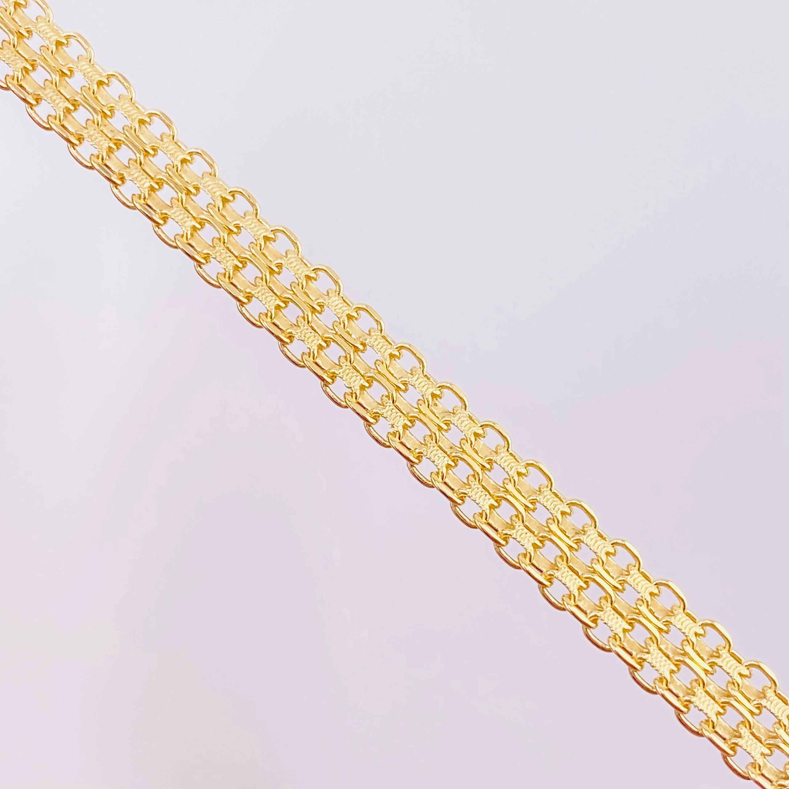 Cadena China 8.3g / 60cm / 5.3mm Oro Amarillo 18K