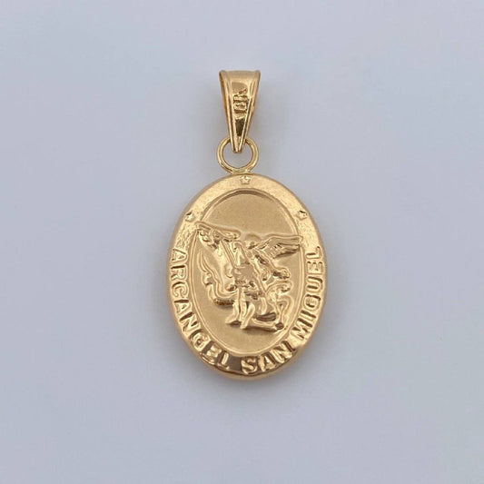 Dije San Miguel 1.15gr / 2.7cm / Oro Amarillo 18K &