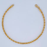 Pulso Lazo 2gr / 19.2cm / +3 Oro 18K &