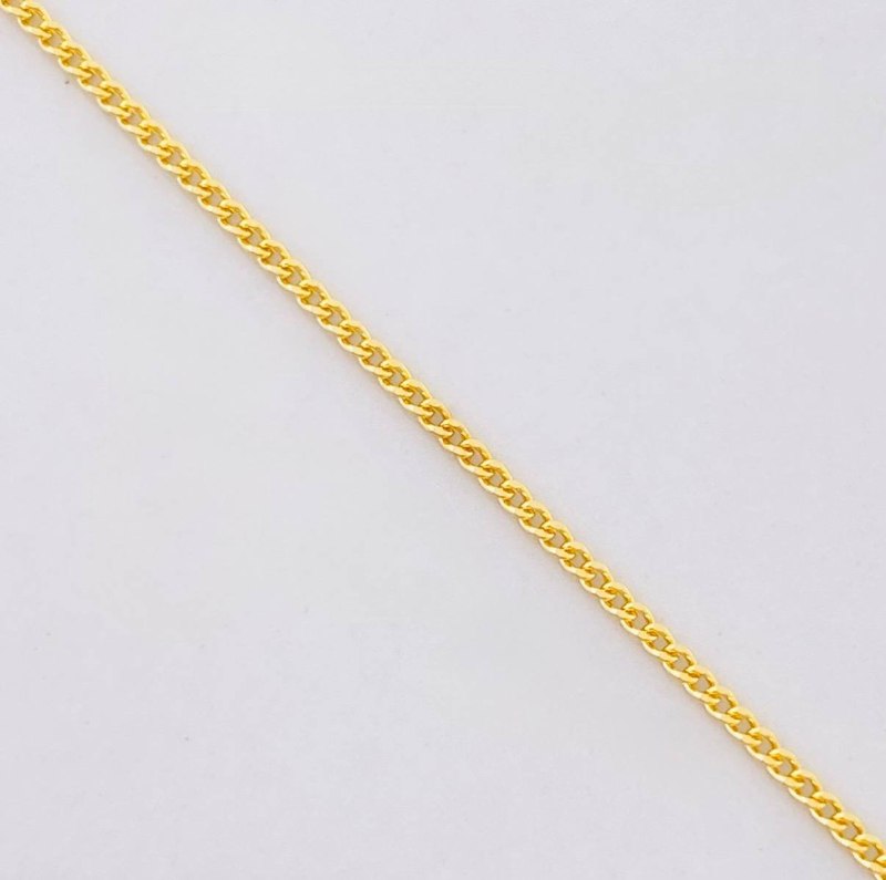 Cadena Mini Cubana 1.75g / 45cm / 0.94mm Oro Amarillo 18K