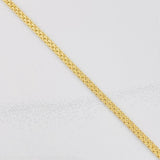 Pulso China 1.6g / 21.2cm / 2.75mm Oro Amarillo 18K