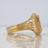 Anillo Virgen Guadalupe 3.6 g / T7 1/4 Oro Amarillo 18K