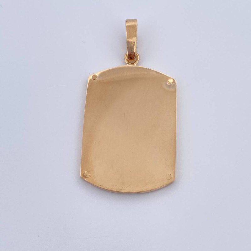 Dije Placa 10.45gr / 4.8cm / Oro 18K $