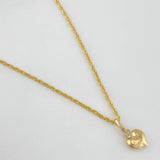 Set Cadena Lazo + Dije Corazón / 1,3 gr / 45 cm Oro Amarillo 18K