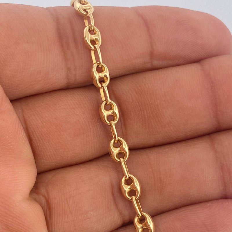 Tobillera Gc 6.9gr / 29cm / Oro Amarillo 18K $