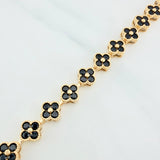 Pulso Trebol 16.1 g / 20 cm / 7.6 mm Oro Amarillo 18K