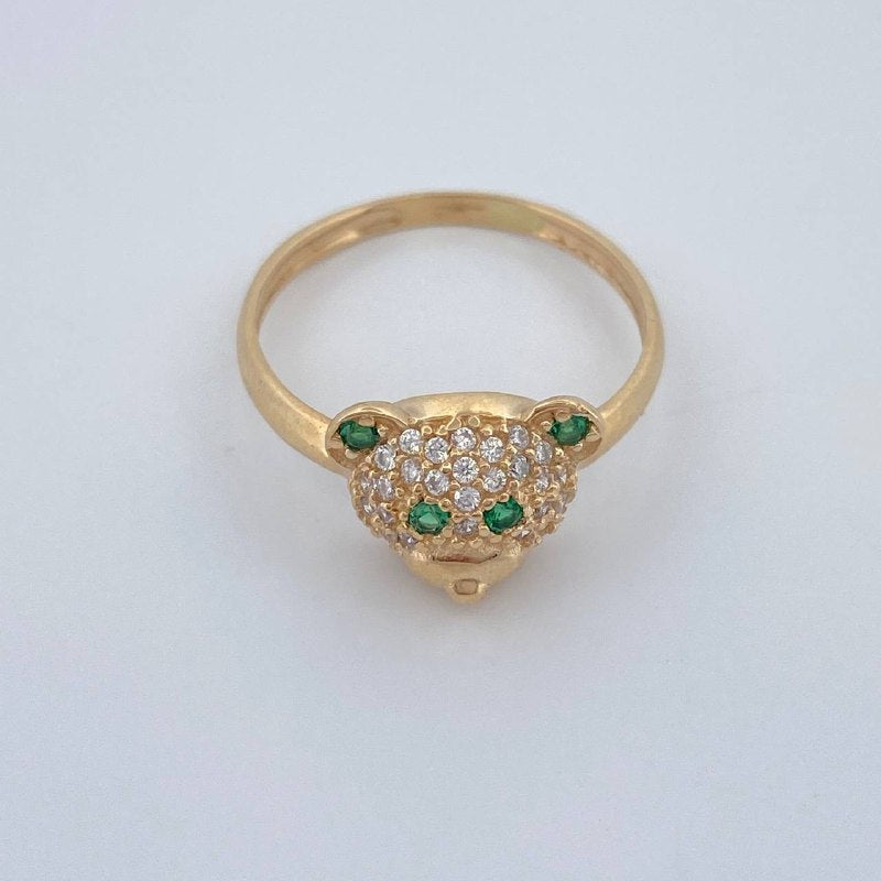 Anillo Oso 2.15gr / T6 / Oro Amarillo 18K %