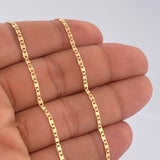 Cadena Escalera Plana 4.55gr / 60cm / Oro Amarillo +3 18K $