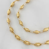 Cadena Rustica X 14 g / 62 cm / 4 mm Oro Amarillo 18K