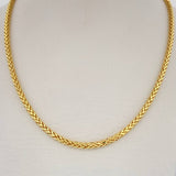 Cadena Franco 7.65gr / 61.5cm / Oro Amarillo +3 14K Italy $