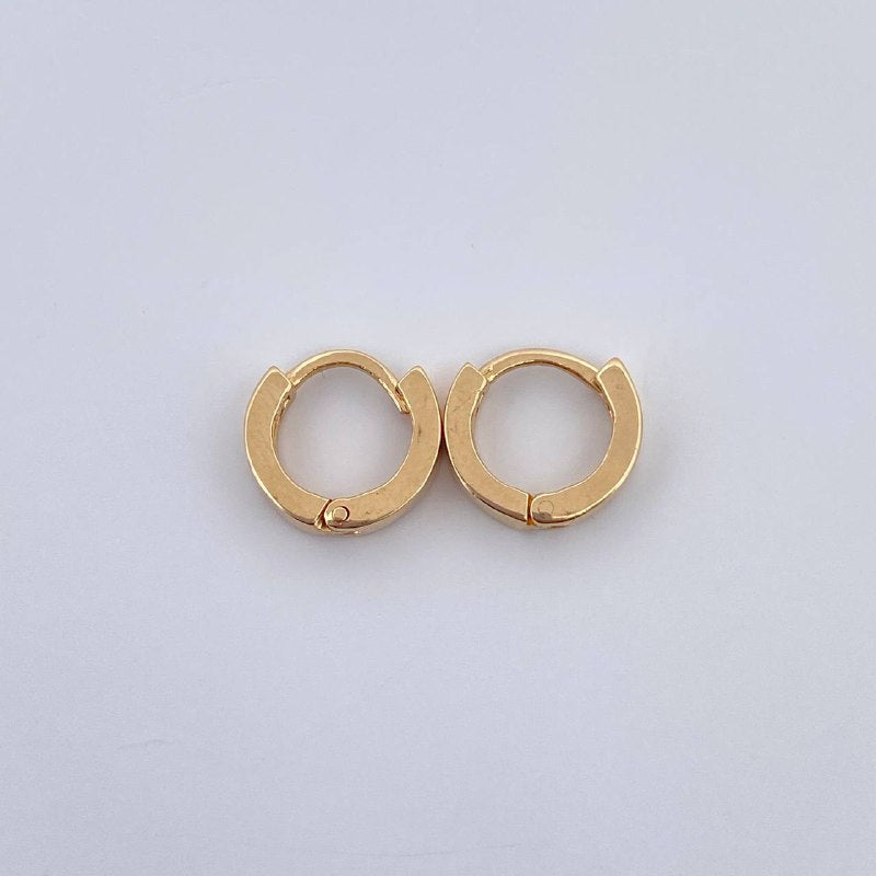 Candongas Rose 1.9gr / 1cm / Oro 18K $