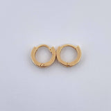 Candongas Rose 1.9gr / 1cm / Oro 18K $