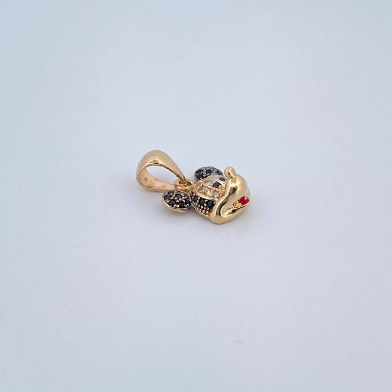 Dije Cabeza Raton 1.9gr / 1.9cm / Oro 18K $