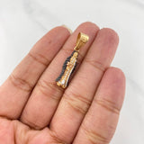 Dije Santa Muerte 2.45 g / 3 cm Tres Oros 18K