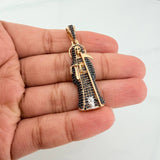 Dije Santa Muerte 6.5 g / 4.6 cm Tres Oros 18K