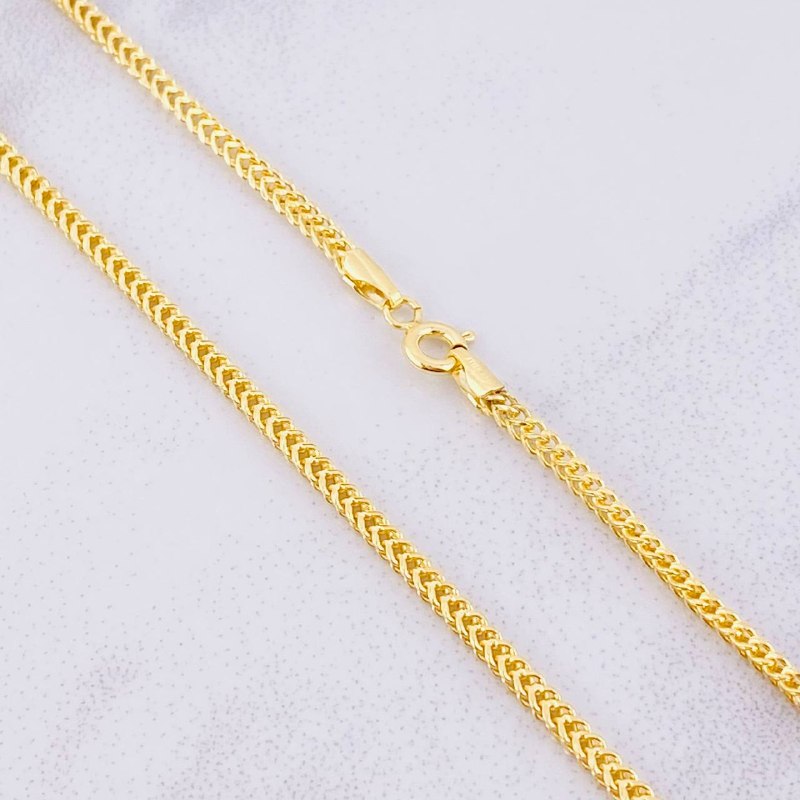 Cadena Franco 6g / 60cm / 2.1mm Oro Amarillo 18K