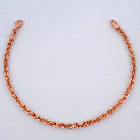 Pulso Lazo 2.9gr / 19cm / Oro Rosa +3 18K $