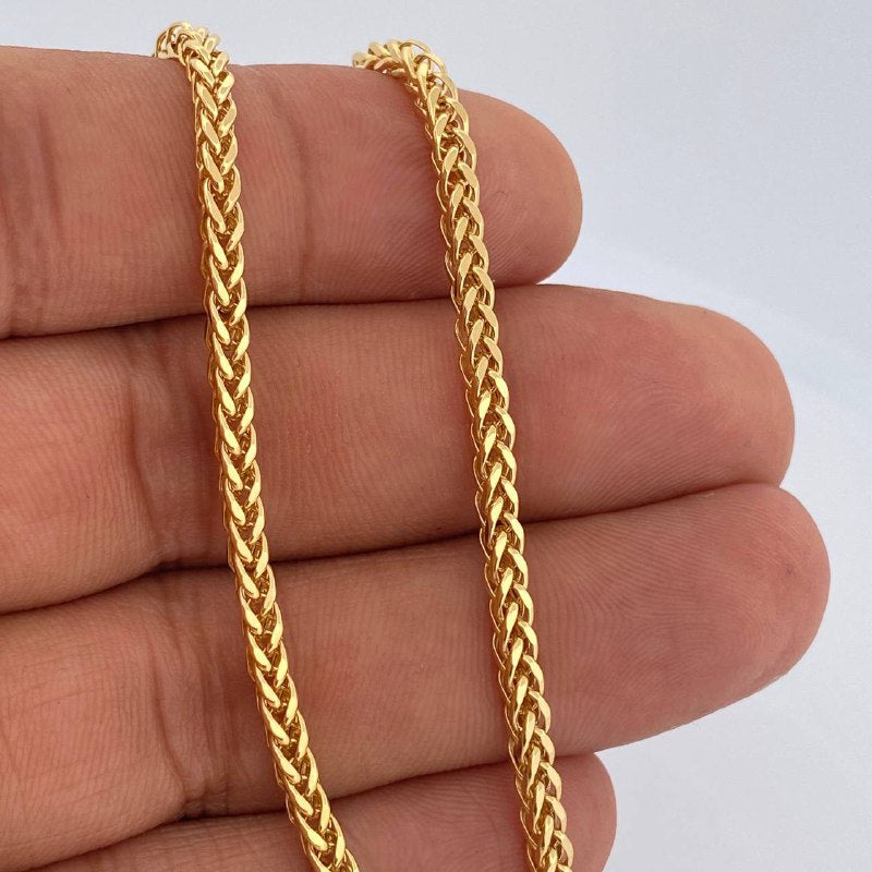 Cadena Franco 8.9gr / 59.8cm / Oro Amarillo +3 18K %