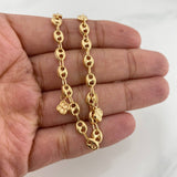 Tobillera Gc Dijes 5.4 g / 25.7 cm / 4.8 mm Oro Amarillo 18K