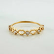 Anillo Carril Corazones Interceptos 1.45 g / T7 3/4 Oro Amarillo 18K