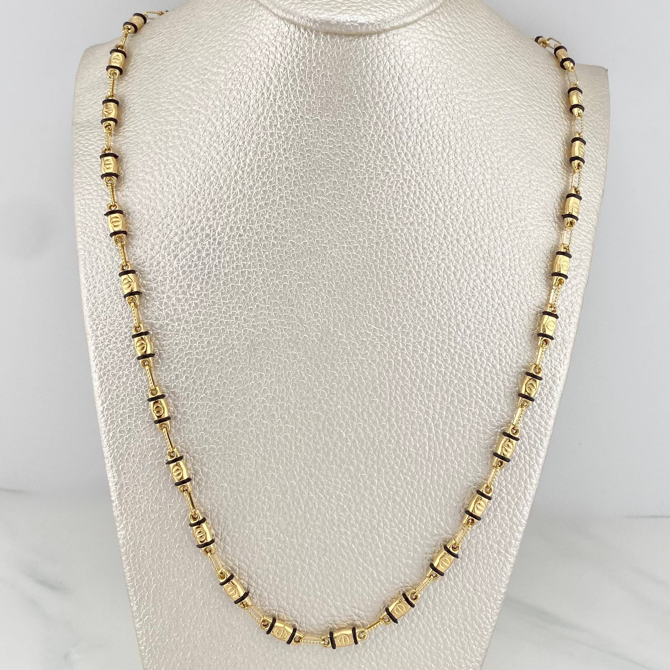 Cadena Rustica Tornillo 12.05 g / 60.5 cm / 3.95 mm Oro Amarillo 18K