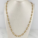 Cadena Rustica Tornillo 12.05 g / 60.5 cm / 3.95 mm Oro Amarillo 18K