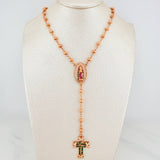 Rosario Virgen De Guadalupe 13.55 g / 39 cm / 4 mm Oro Rosa 18K