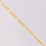 Pulso Fígaro 2.25g / 19.2cm / 3.36mm Oro Amarillo 18K