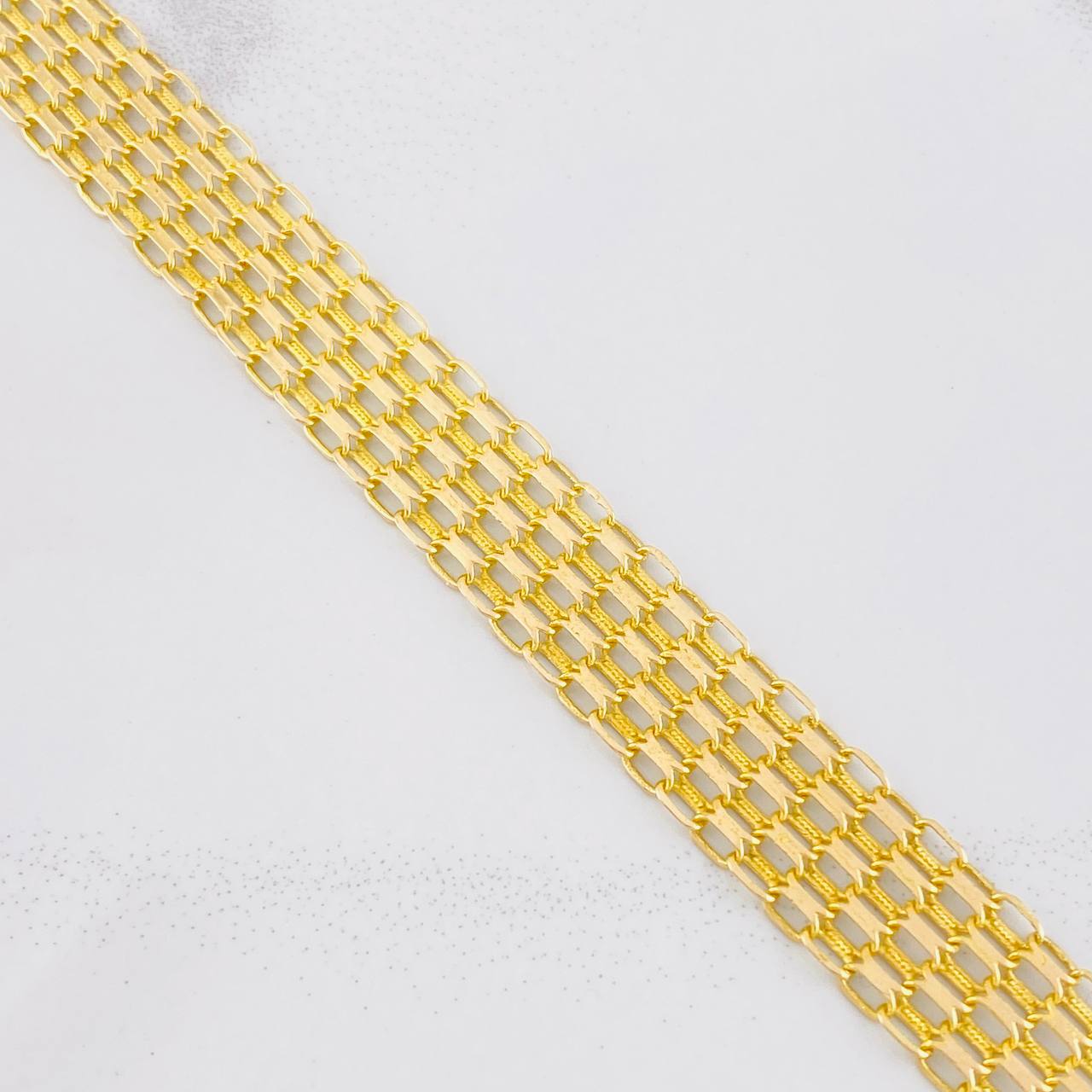 Pulso Chino 12.05g / 20.7cm / 11.8mm Oro Amarillo 18K