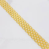 Pulso Chino 12.05g / 20.7cm / 11.8mm Oro Amarillo 18K
