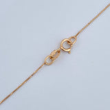 Set Cadena y Dije Veneciana + Colibri 1.45gr / Oro Rosa 18K (Oferta) $