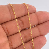 Cadena Lazo 0.95gr / 50cm / Oro Amarillo +3 18K $