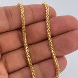 Cadena Franco 8.2gr / 66cm / Oro Amarillo +3 14K Italy &