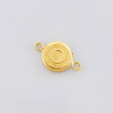 Herraje Circulo Letra O 0.45g / 1.5cm Oro Amarillo 18K