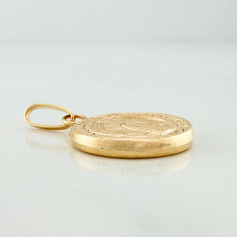Dije San Benito 0.85 g / 2 cm Oro Amarillo 18K