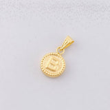 Dije Circulo Letra B 0.4g / 1.5cm Oro Amarillo 18K