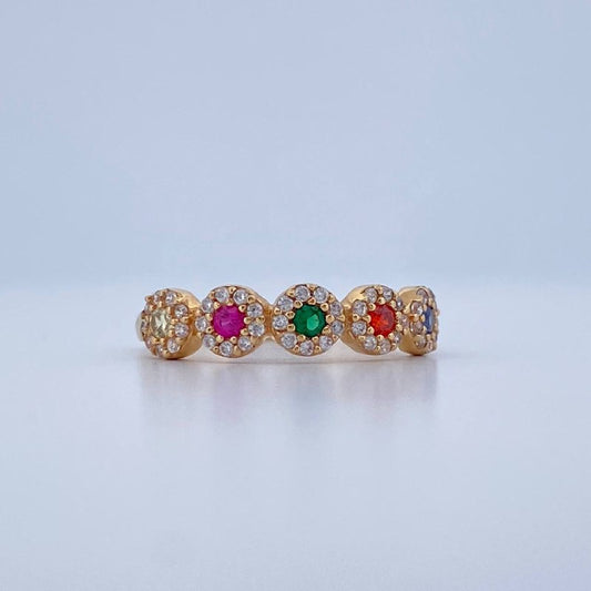 Anillo Churumbela Tupido 2gr / T7 3/4 / Oro Amarillo 18K &