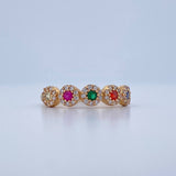 Anillo Churumbela Tupido 2gr / T7 3/4 / Oro Amarillo 18K &