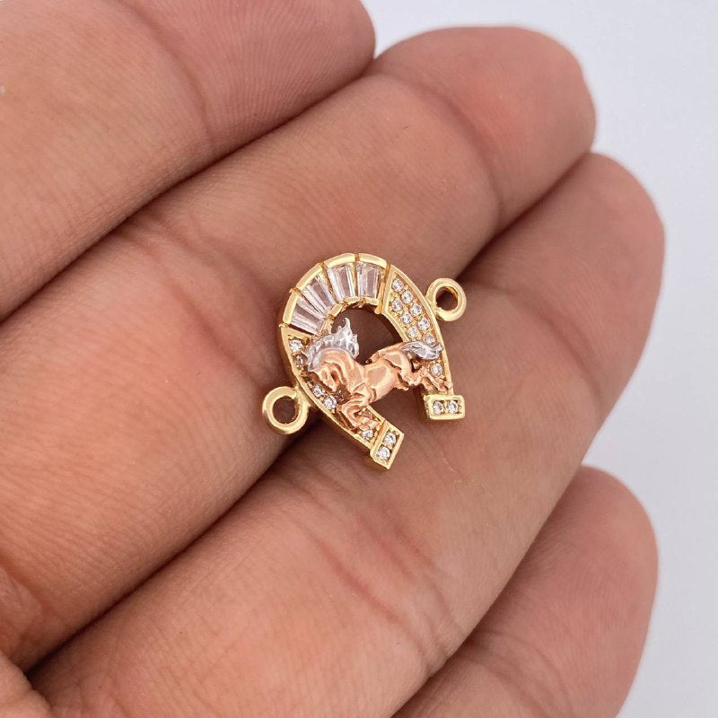 Herraje Herradura Caballo 1.85gr / 1.7cm / Oro 18K &