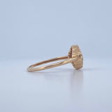 Anillo Trebol 2.75gr / T7 3/4 / Oro Amarillo Nac.Esp. 18K &