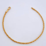 Pulso Lazo 1.55gr / 19.8cm / Oro Amarillo +3 18K $