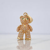 Dije Oso Corbata Articulado 4.45 g / 3 cm Oro Amarillo 18K