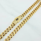 Cadena Cubana Infinito 24.75 g / 61.8 cm / 6.2 mm Oro Amarillo 18K