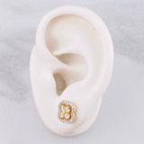 Topos Trebol 2.8g / 9.79mm Oro Amarillo 18K