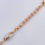 Pulso Rustica Tornillo Tipo Militar 7.3gr / 21cm / Oro 18K &