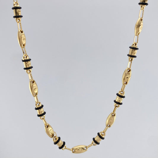 Cadena Rustica Corona 15.15 g / 62 cm / 4.6 mm Oro Amarillo 18K